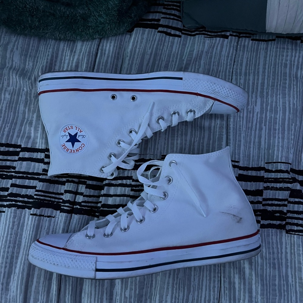 Converse shoes and High top vans. SOLD